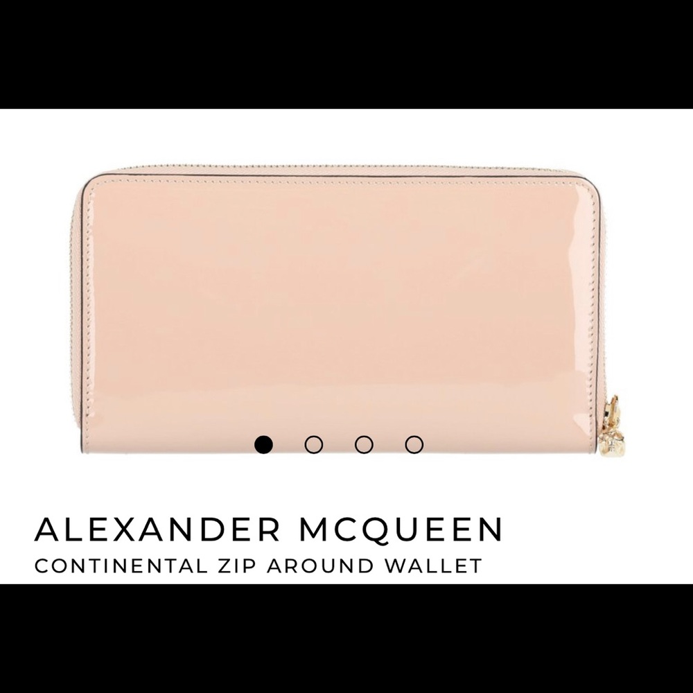 Alexander McQueen Authentic Wallet Tan Authentic
